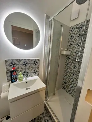 Salle de bains dans l'établissement Petit Viarme 2 people Wifi TV