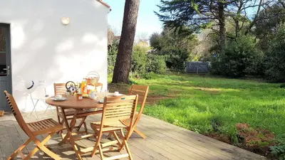 Jardin de l'établissement NO000-20H - Maison 3 PIECES - NOIRMOUTIER EN L'ILE