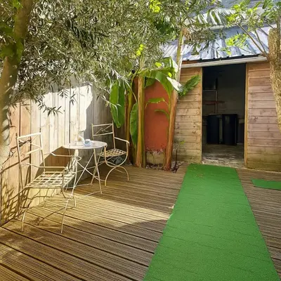 Plan de l'établissement Joli studio lumineux Chez Madeleine