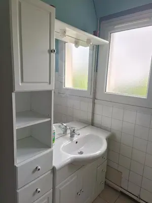Salle de bains dans l'établissement Appartement Berlioz Nantes