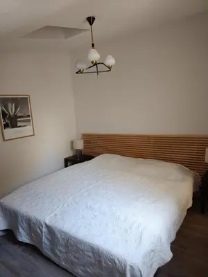 Un ou plusieurs lits dans un hébergement de l'établissement Les Bains