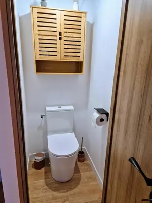 Salle de bains dans l'établissement Gîte de la Fontaine 9pers proche Puy du Fou