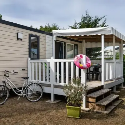 Mobil home avec terrasse pour 5 pers