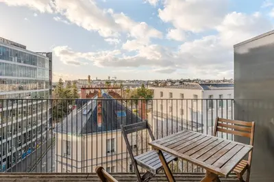Balcon ou terrasse dans l'établissement Dumbo - Île de Nantes