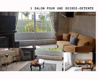 Coin salon dans l'établissement La choletaise