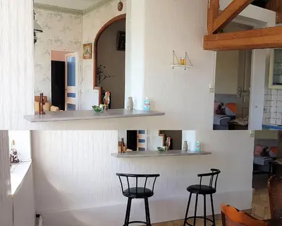 Cuisine ou kitchenette dans l'établissement La choletaise