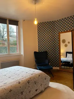Un ou plusieurs lits dans un hébergement de l'établissement Petite maison au cœur de la ville