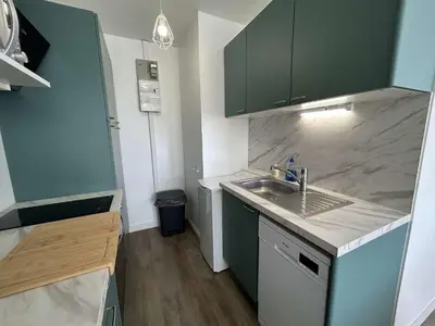 Cuisine ou kitchenette dans l'établissement SH110-066 - Appart 2 pièces 4 couchages SAINT HILAIRE DE RIEZ