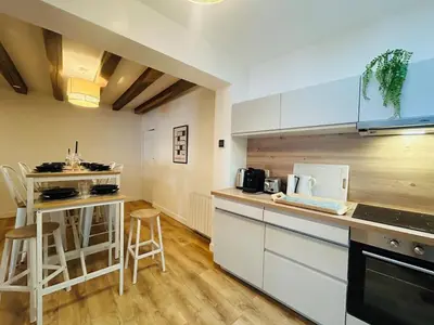 Cuisine ou kitchenette dans l'établissement Casa Bohème Chic