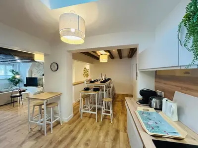Cuisine ou kitchenette dans l'établissement Casa Bohème Chic