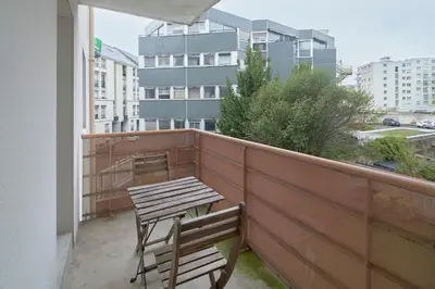 Balcon ou terrasse dans l'établissement Bienvenue au Nid du Chevert, centre de Nantes