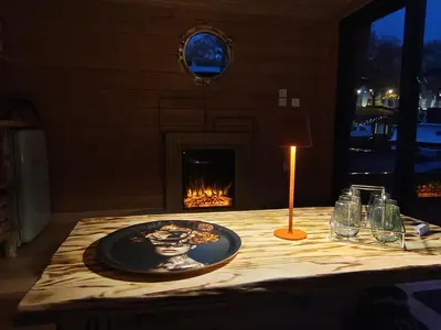 Boissons dans l'établissement La toue Vent d'Anjou - Bateau traditionnel de la Loire