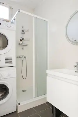 Salle de bains dans l'établissement Le Painlevé