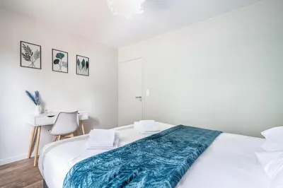 Un ou plusieurs lits dans un hébergement de l'établissement La Terrasse du Buchet