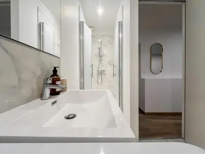 Salle de bains dans l'établissement appartement t2 la doutre 2-4 personnes