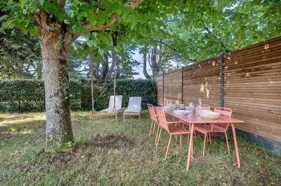Jardin de l'établissement Maison avec jardin à deux pas de la plage