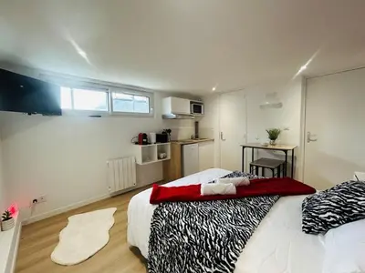Un ou plusieurs lits dans un hébergement de l'établissement Casa Rubis