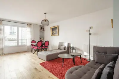 Coin salon dans l'établissement Appartement Calme en Centre-ville avec Parking