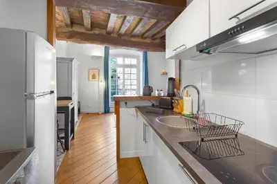 Cuisine ou kitchenette dans l'établissement cœur du Bouffay