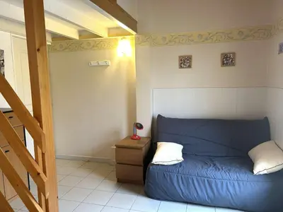 Coin salon dans l'établissement HI000-C24 Mais 5 pièces 8 couchages SAINT HILAIRE DE RIEZ