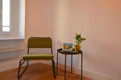 Coin salon dans l'établissement Centre Historique de Nantes - Grand T2 de 52 m - 4 personnes