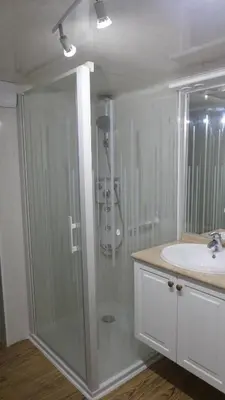 Salle de bains dans l'établissement Grand T2 entièrement rénové entre Angers et Cholet