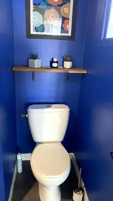 Salle de bains dans l'établissement T2 Île de Nantes proche CHU avec Parking