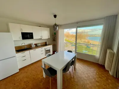 Cuisine ou kitchenette dans l'établissement Apartment with exceptional views