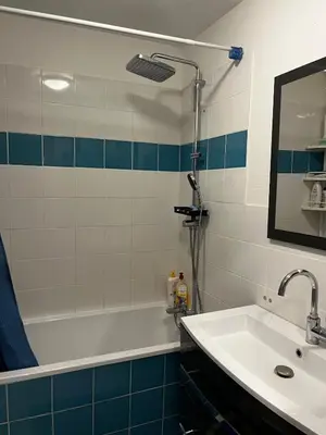 Salle de bains dans l'établissement Beautiful apartment located in a quiet residence