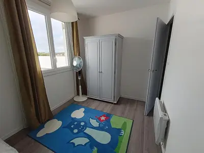 Un ou plusieurs lits dans un hébergement de l'établissement T3 lumineux à deux pas de la plage