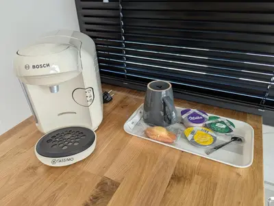 Cuisine ou kitchenette dans l'établissement Le Loft - Résidence Chez Gally à Angers
