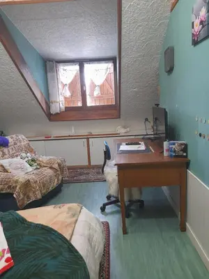 Un ou plusieurs lits dans un hébergement de l'établissement chambre d'hôte La Varenne