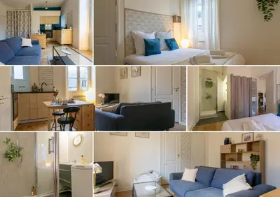 Cuisine ou kitchenette dans l'établissement L'Evidence Nantaise, cocon cosy au cœur de Nantes