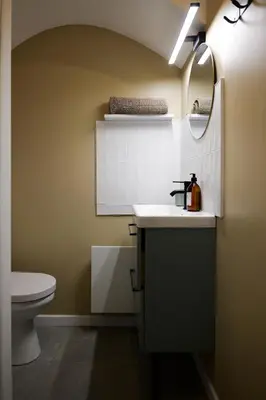 Salle de bains dans l'établissement charmant studio - coeur de ville - 2 personnes