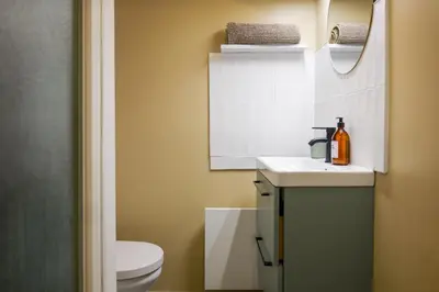 Salle de bains dans l'établissement charmant studio - coeur de ville - 2 personnes