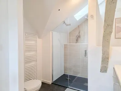 Salle de bains dans l'établissement Le Noisetier, Parking, Calme, 20 min Rennes