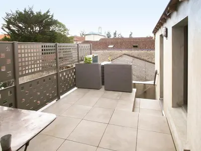 Balcon ou terrasse dans l'établissement Atelier l'Hirondelle climatisé