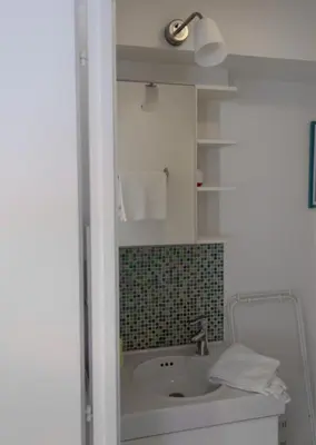 Salle de bains dans l'établissement Cocon