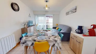 Coin salon dans l'établissement Cap Etoilee