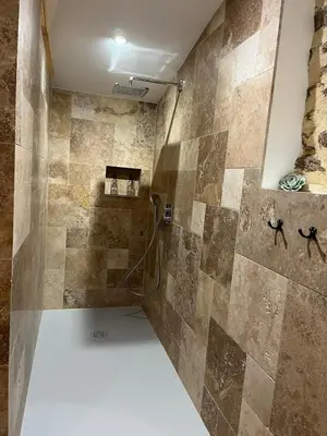 Salle de bains dans l'établissement La Merletière