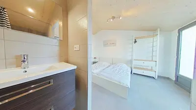 Un ou plusieurs lits dans un hébergement de l'établissement NO240-017 Mais 6 pièces - 10 couchages NOIRMOUTIER EN L'ILE