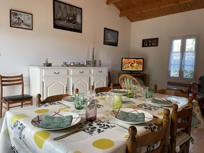 Plan de l'établissement NO100-006 Mais 3 pièces - 4 couchages NOIRMOUTIER EN L'ILE