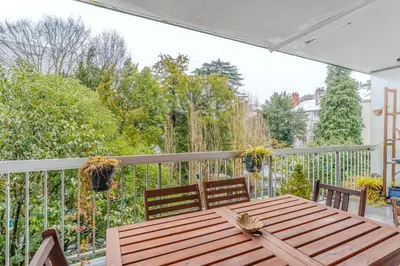 Balcon ou terrasse dans l'établissement Fleur de Sel - Centre de Nantes avec parking
