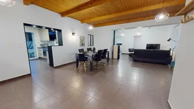 Coin salon dans l'établissement Villa Eden