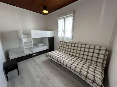 Un ou plusieurs lits dans un hébergement de l'établissement SJ000-14L - Mais 4 pièces 7 couchages SAINT JEAN DE MONTS