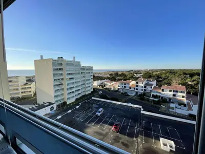 Vue générale sur Saint-Hilaire-de-Riez ou vue de la ville depuis l'appartement