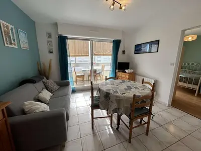 Coin salon dans l'établissement SH280-031 - Appart 2 pièces 5 couchages SAINT HILAIRE DE RIEZ