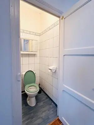 Salle de bains dans l'établissement La passerelle