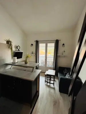 Un ou plusieurs lits dans un hébergement de l'établissement Appartement duplex proche plage et forêt - loggia - parking