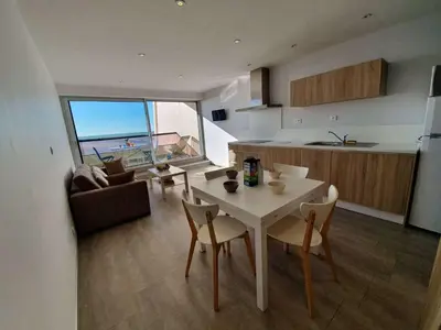Cuisine ou kitchenette dans l'établissement SJ490-052 - Appart Studio cabine 4 couchages - SAINT JEAN DE MONTS